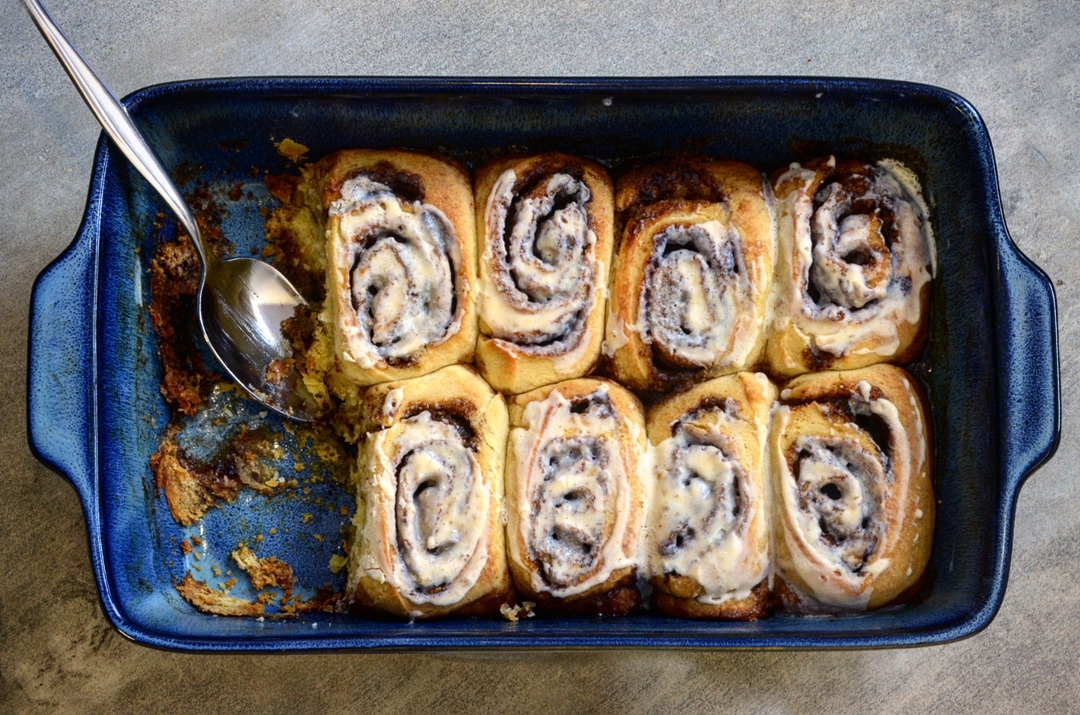 Heavenly homemade cinnabons | with cream cheese icing