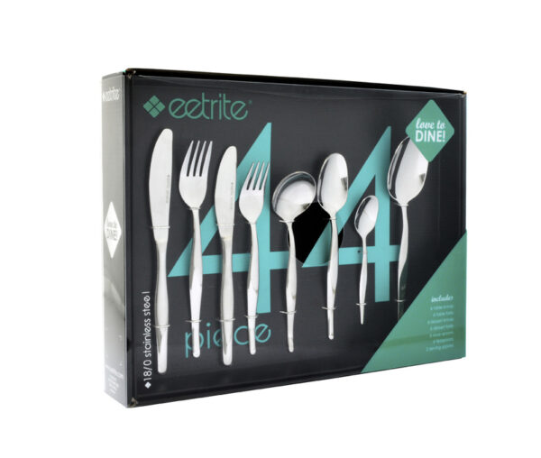 slimline 44 piece cutlery set