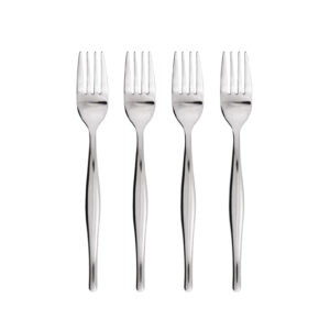 4 slimline dessert forks