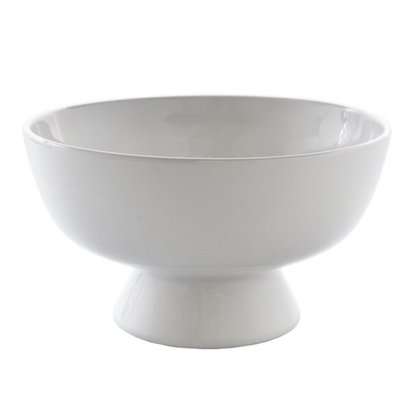 footed salad bowl