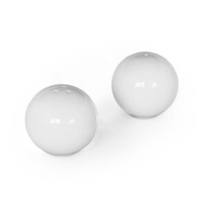 round salt and pepper set
