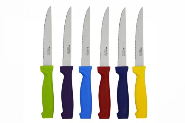 6 piece colour knife set