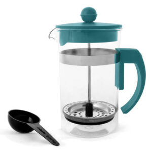 600ml teal coffee plunger