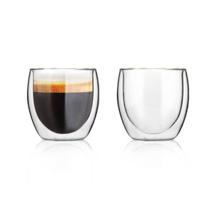 250ml double walled glasses