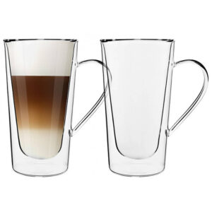 340ml double walled latte mugs