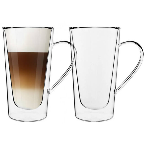 340ml double walled latte mugs