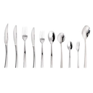 newport 75 piece cutlery set with steak knives and cake forks