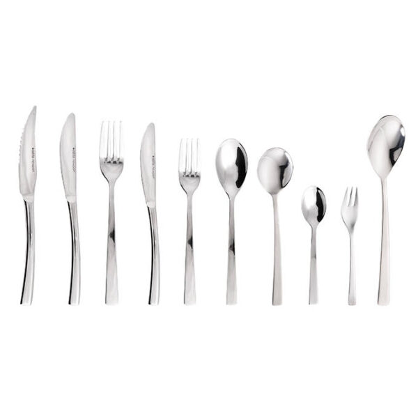 newport 75 piece cutlery set with steak knives and cake forks