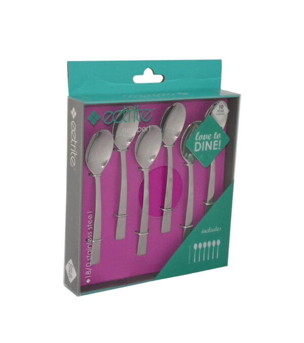 newport 6 piece teaspoon set