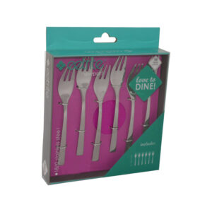 newport 6 piece cake forks set