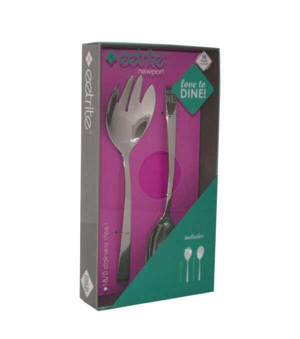 newport salad serving set