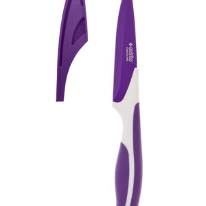 paring knife with cover - purple