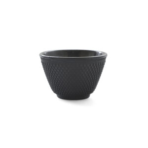cast iron tea cup - black