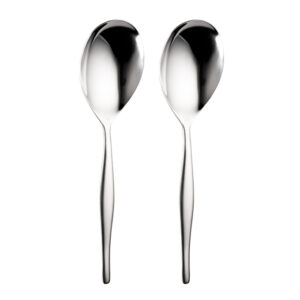 slimline 2 piece salad spoon set