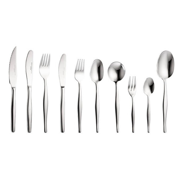 slimline 75 piece canteen with steak knives and cake forks