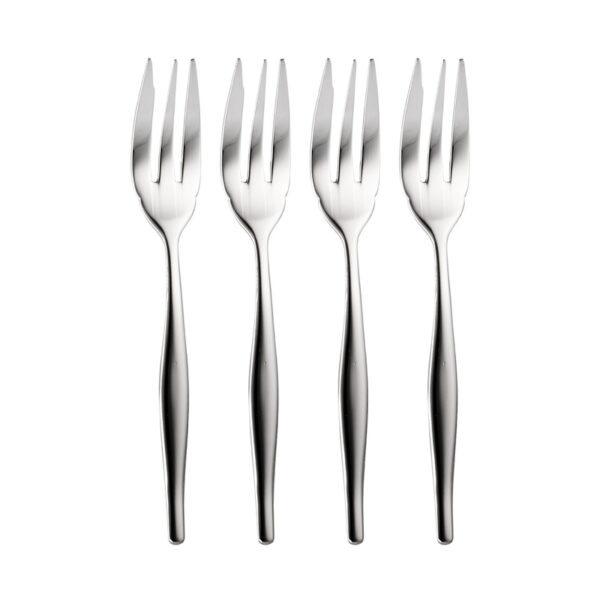 4 slimline cake forks