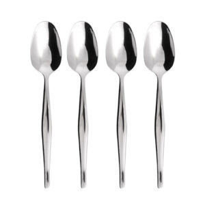 4 slimline dessert spoons