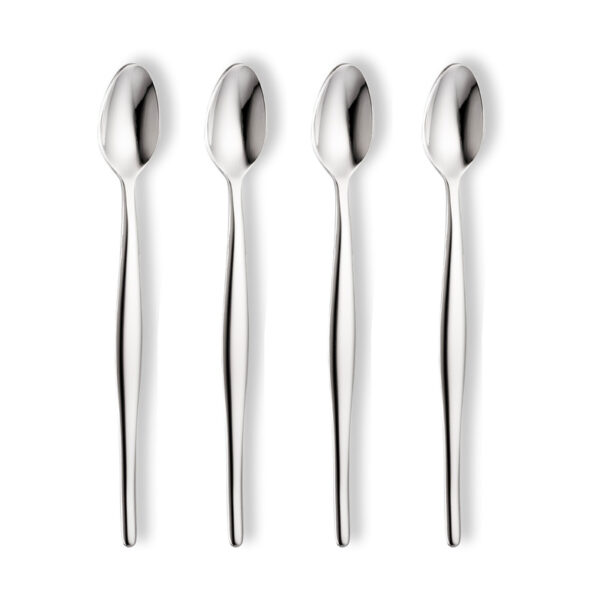 4 slimline soda spoons