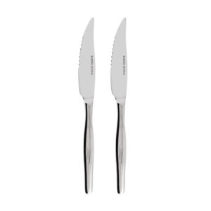 2 slimline steak knives