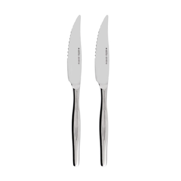2 slimline steak knives